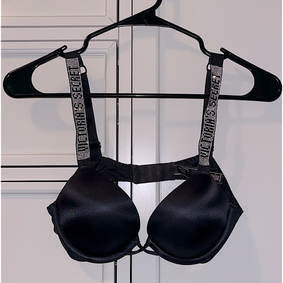 Victoria's Secret Other - victoria’s secret bombshell add-2-cups chain shine strap push-up bra